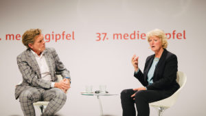 37. mediengipfel mit Kulturstaatsministerin Monika Grütters – Der Talk