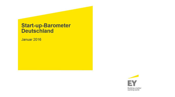 Start-up-Barometer Deutschland – Januar 2016