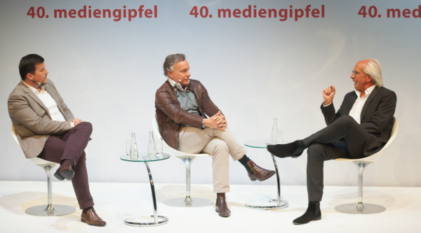 40. mediengipfel mit Wolf Bauer und Nico Hofmann – Der Talk