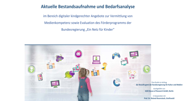 Studie zu digitalen Angeboten für Kinder