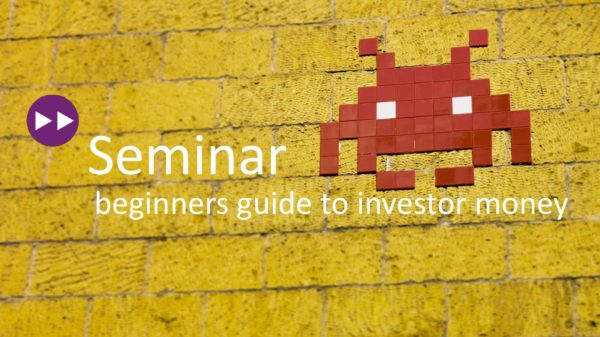 games:net seminar: Beginners guide to investor money