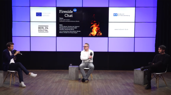 media:net Fireside Chat: Future Jobs & Skills – Fachkräfte und Weiterbildung in Berlin