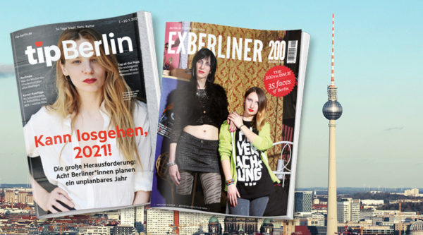 tipBerlin übernimmt Stadtmagazin EXBERLINER