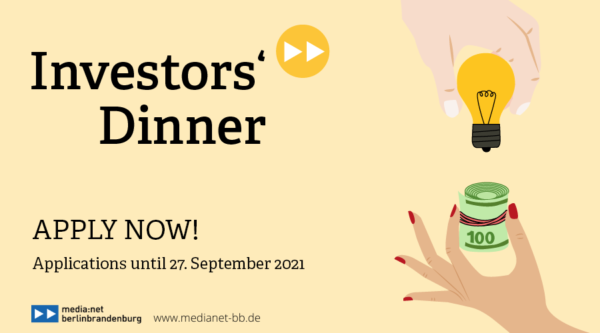 Application Deadline for Investors‘ Dinner #22