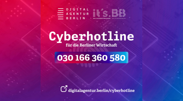 Cyberhotline für die Berliner Wirtschaft