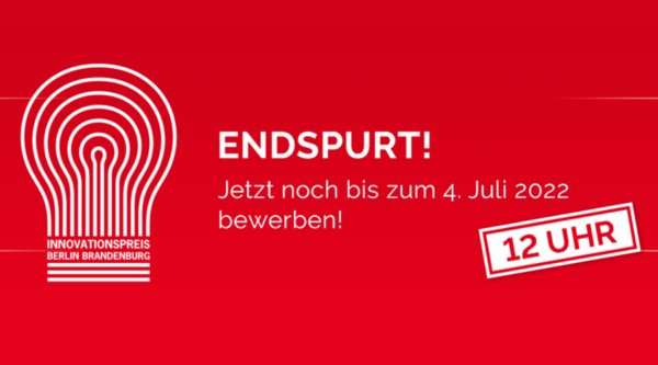Endspurt: Innovationspreis Berlin-Brandenburg 2022