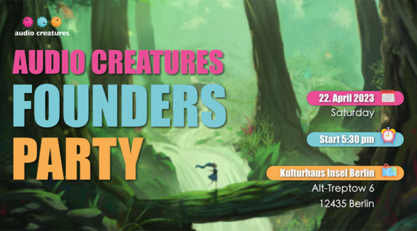 Eventkalender: Audio Creatures Founders Party