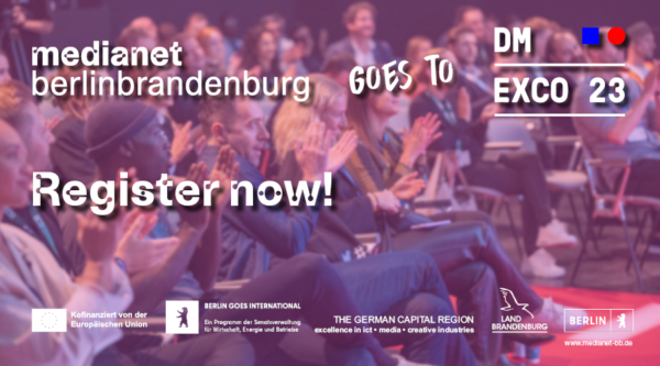 Call for Companies: Be part of our Berlin-Brandenburg joint stand at DMEXCO Conference 2023!