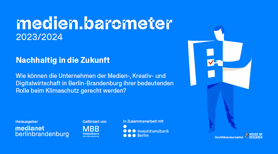 Die Ergebnisse des medien.barometers 2023/2024