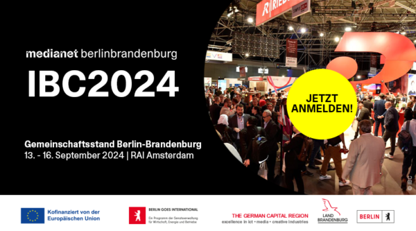 Call for Companies: medianet goes Amsterdam – sei Teil des medianet-Gemeinschaftsstands auf der IBC 2024!