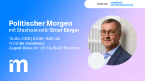 Politischer Morgen mit Staatssekretär Ernst Bürger